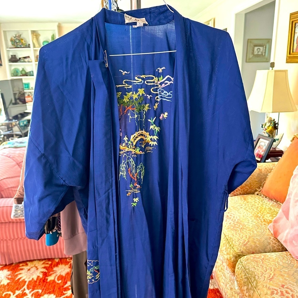 Asian  robe vintage. Unisex xl